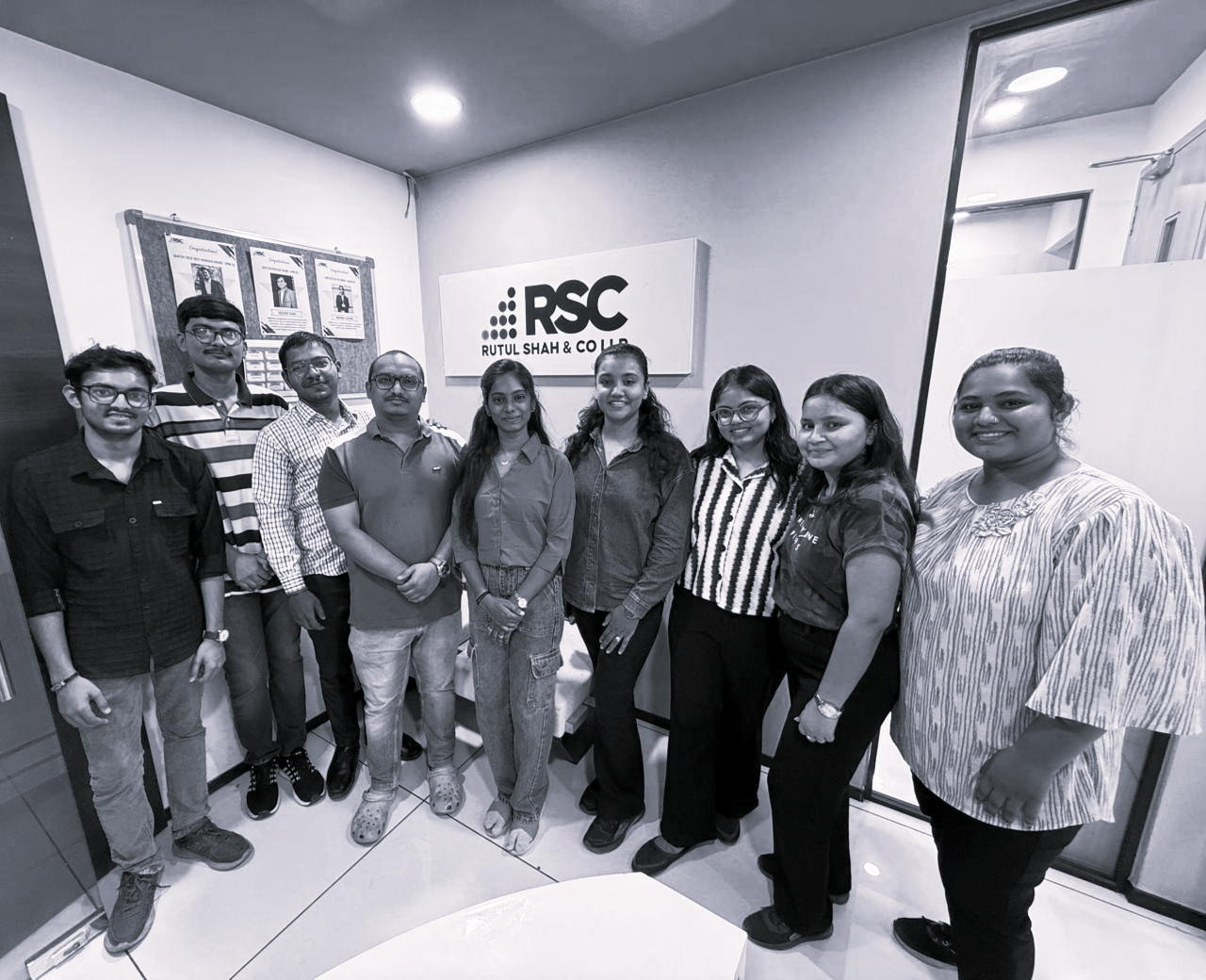 RSC interns at office